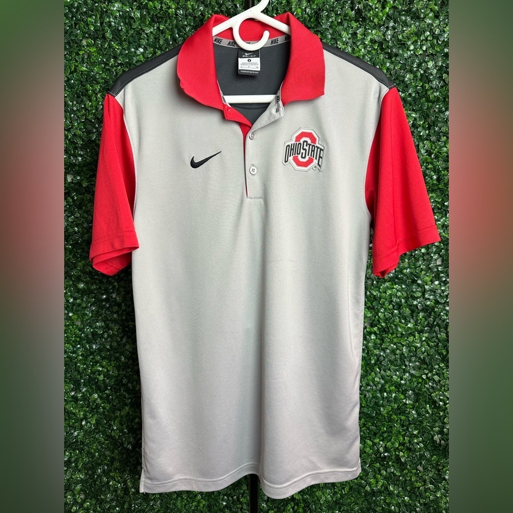 Nike Ohio State Buckeyes‎ Men’s Small Dri-Fit Polo Shirt